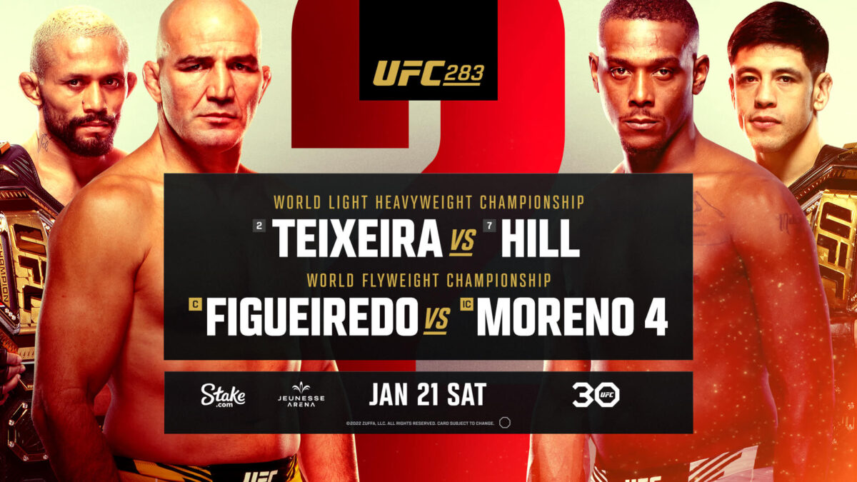 UFC 283: Teixeira vs Hill | Resultados