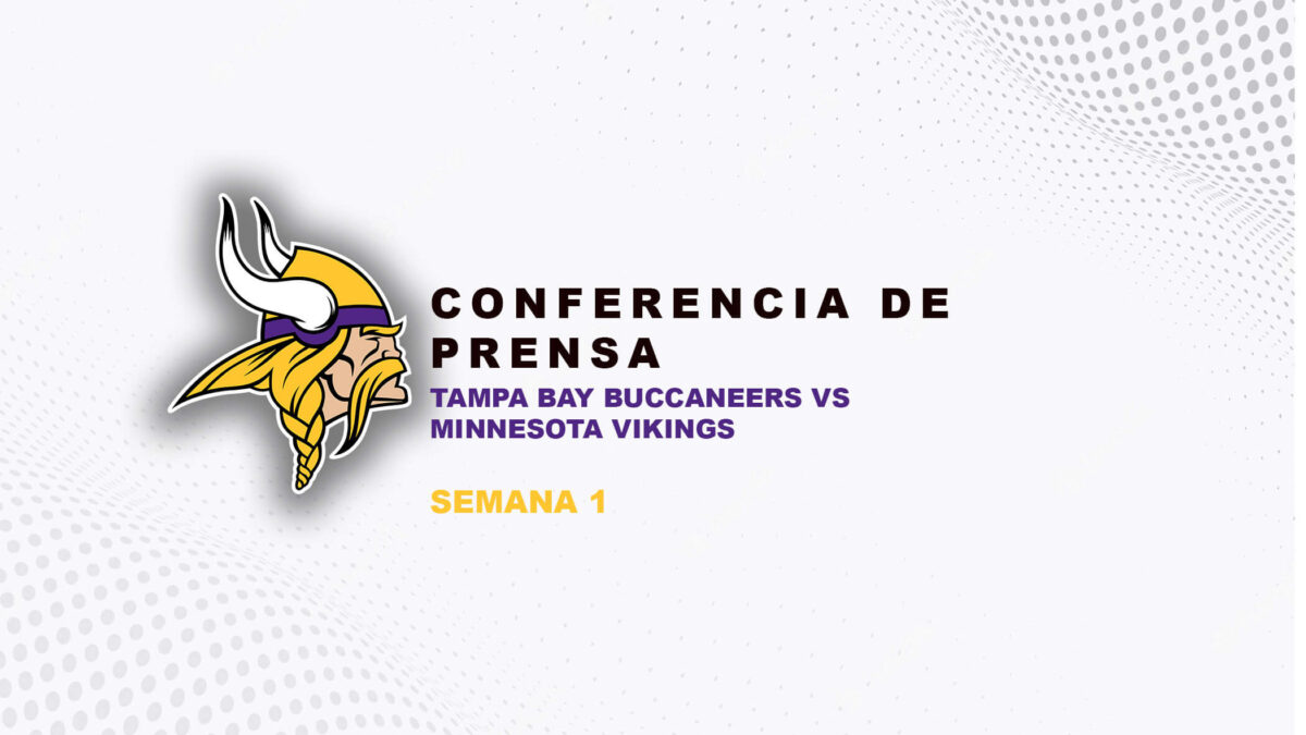 Conferencia de prensa: Tampa Bay Buccaneers vs Minnesota Vikings | Semana 1