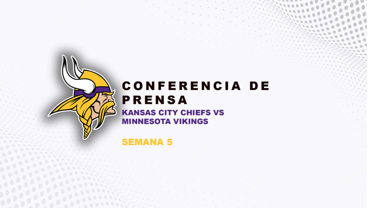 Conferencia de prensa: Kansas City Chiefs vs Minnesota Vikings | Semana 5