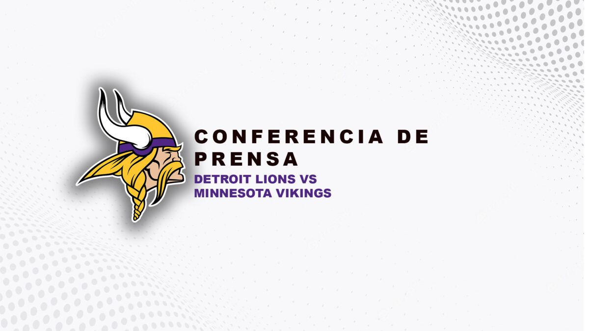 Conferencia de prensa: Detroit Lions vs Minnesota Vikings