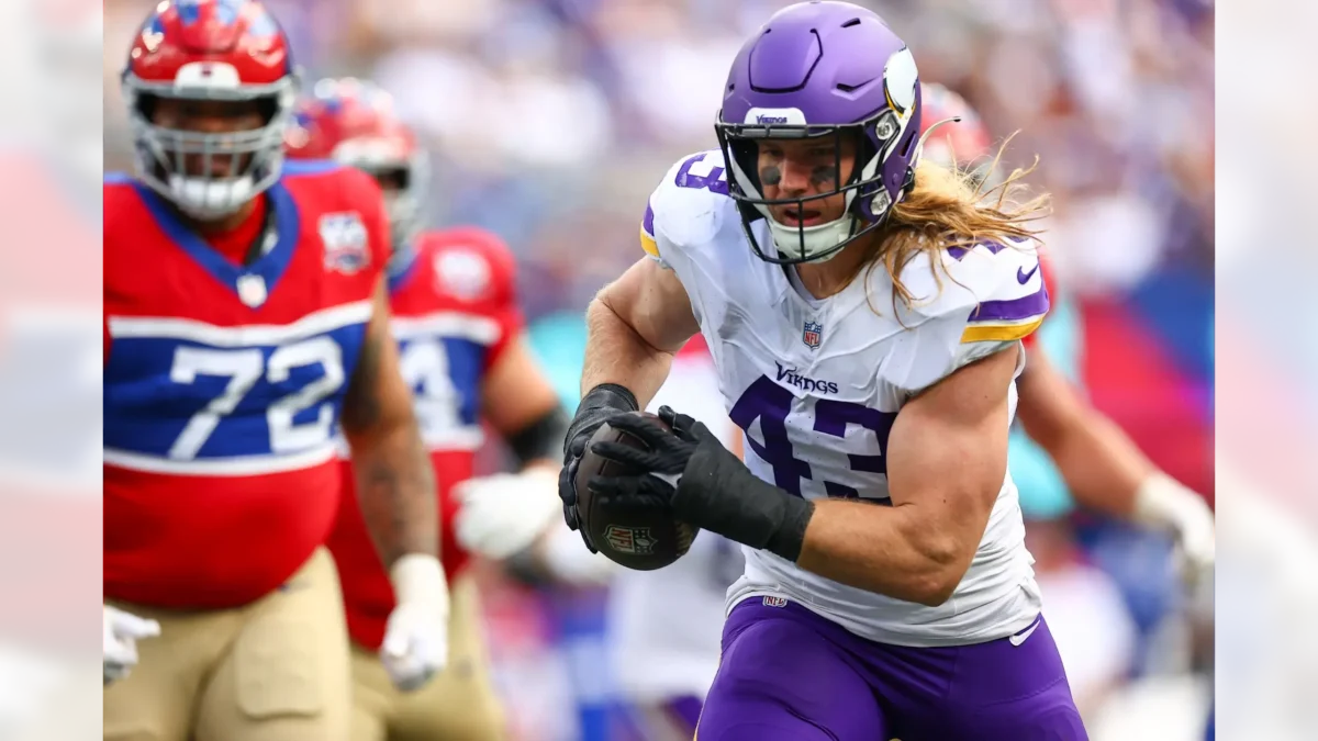 Semana 1: Minnesota Vikings vs New York Giants: Darnold lanzo 2 pases de TD y Van Ginkel anota con una INT a una mano mientras los Vikings superan fácilmente a los Giants 28-6