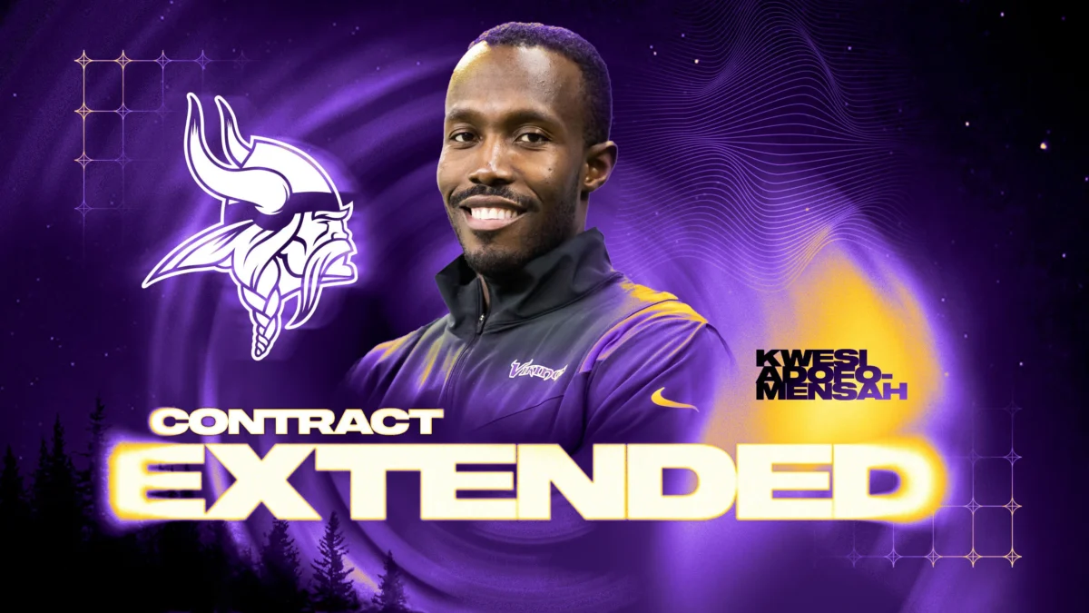 Los Vikings Firman al Gerente General Kwesi Adofo-Mensah para una Extensión de Contrato