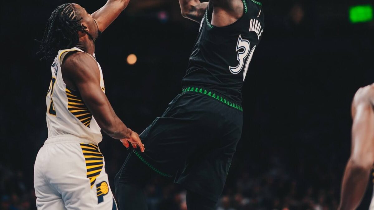 Los Timberwolves Superan la Temprana Salida de Edwards para Derrotar a los Disminuidos Pacers 114-110