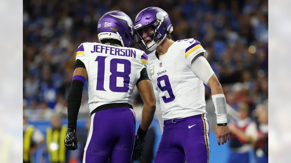 El regreso triunfal de J.J. McCarthy lleva a los Vikings a una victoria de 27-24 sobre los Lions