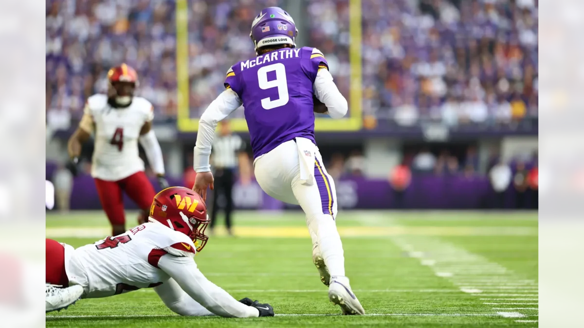 Triunfo de los Vikings con Blanqueada de 31-0 Sobre los Commanders, Liderados por J.J. McCarthy sin Pérdidas de Balón