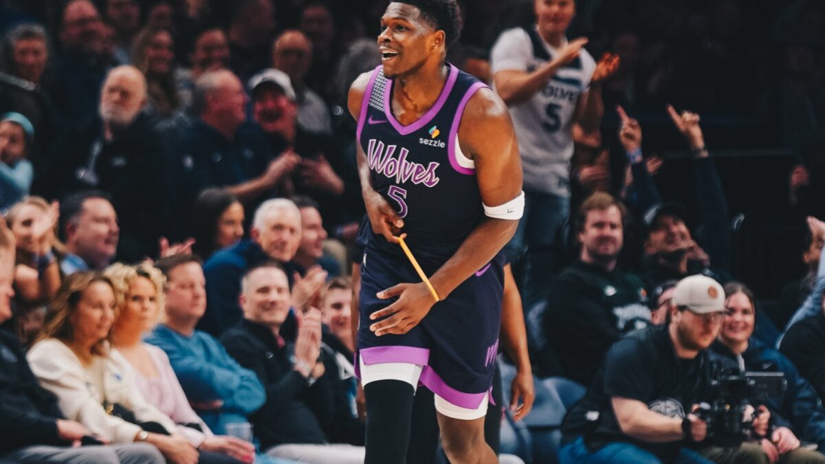 40 Puntos de Anthony Edwards Llevan a los Timberwolves a la Victoria