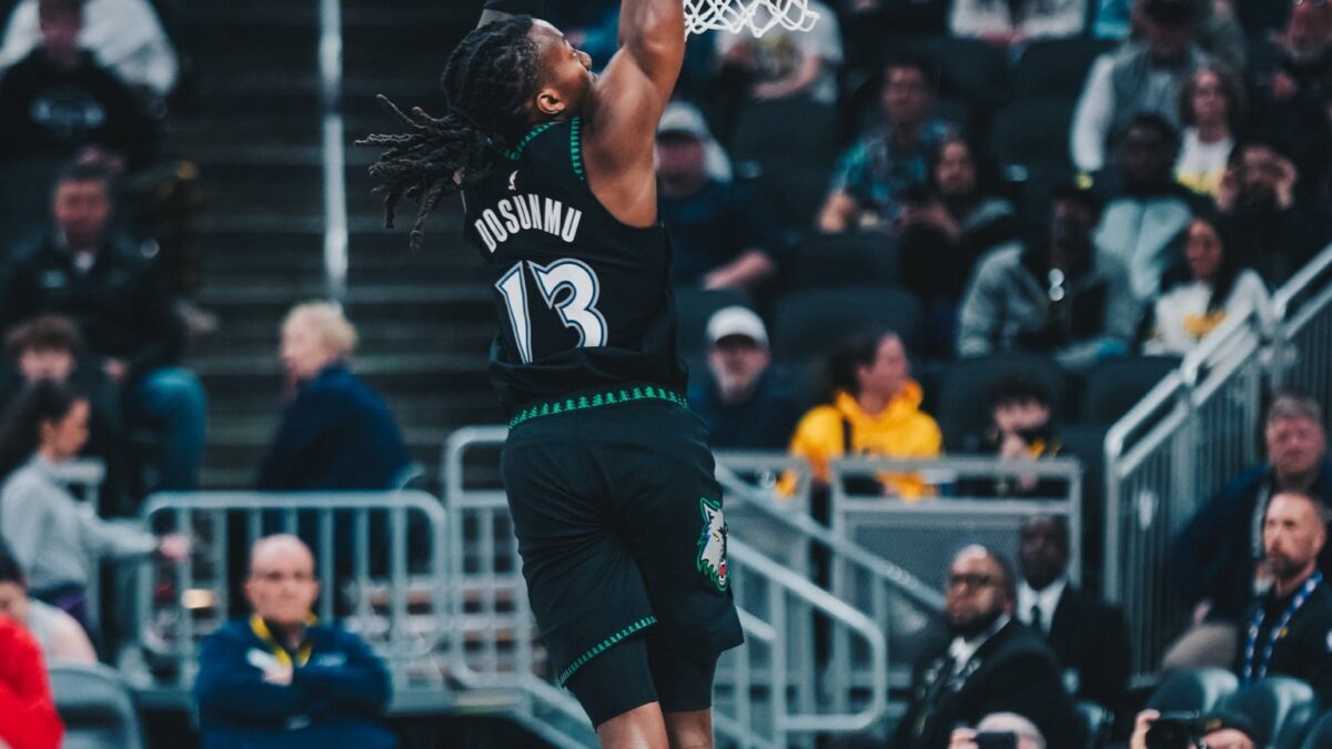 Los Timberwolves, mermados por las bajas, rompen su mala racha y aplastan a los Pacers 124-104