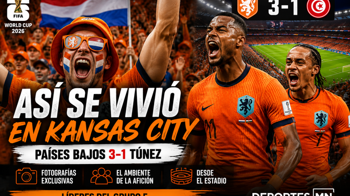 VIDEO | Así se vivió el ambiente de Países Bajos vs Túnez desde Kansas City