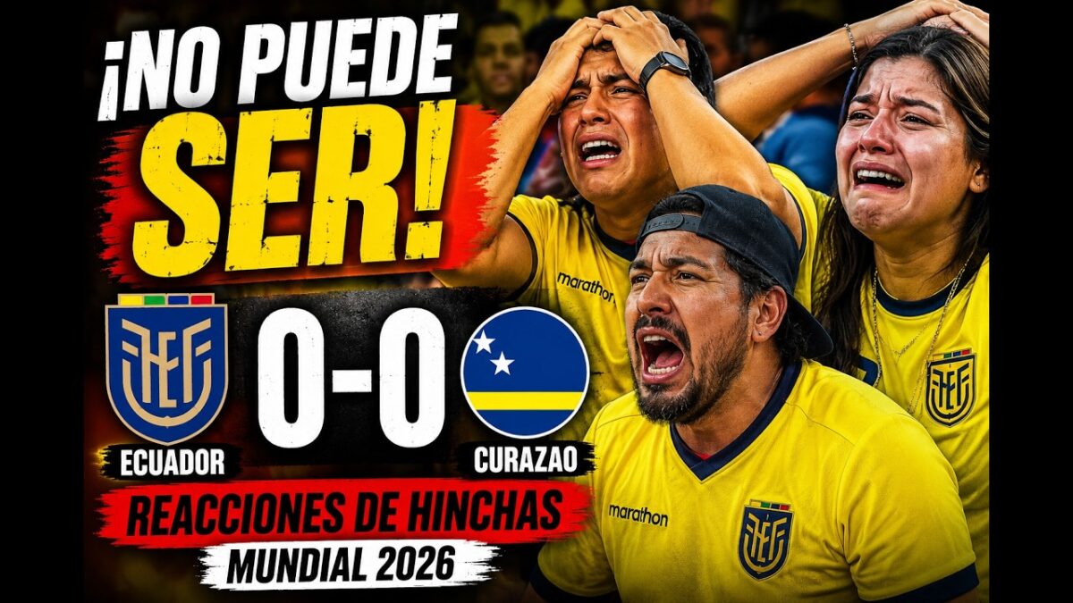 VIDEO | Afición ecuatoriana reacciona tras el empate ante Curazao en Kansas City