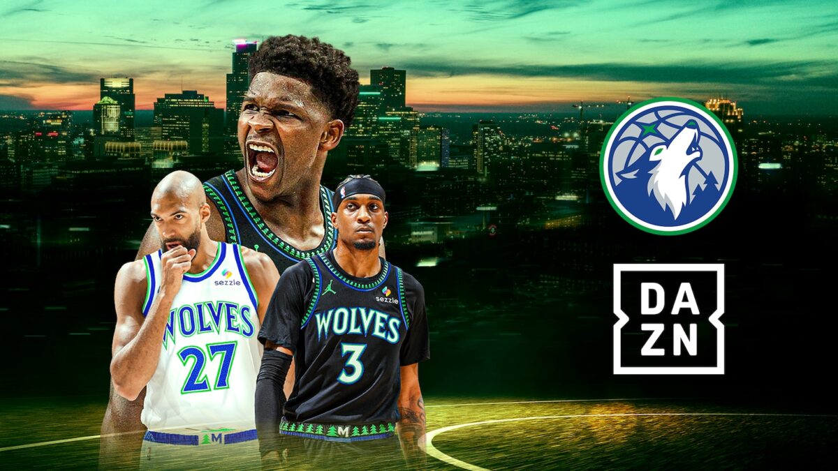 Timberwolves anuncian acuerdo con DAZN para transmitir sus partidos de manera directa a los aficionados