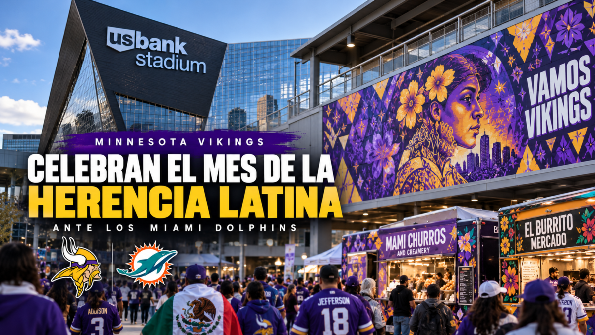 Minnesota Vikings celebrarán el Mes de la Herencia Latina durante el partido ante Miami