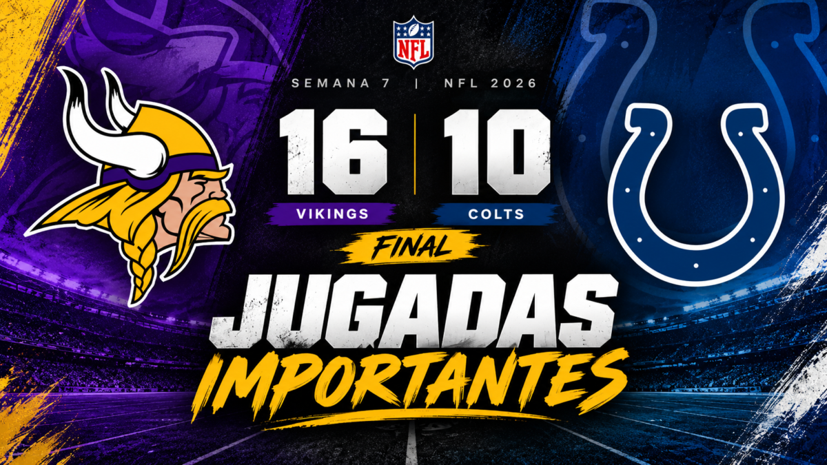 Vikings vs. Colts: Las jugadas más importantes del partido