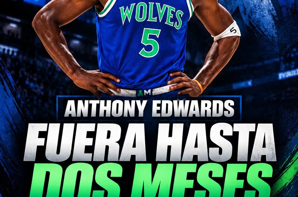 Anthony Edwards se somete a cirugía en la rodilla derecha y podría perderse hasta dos meses